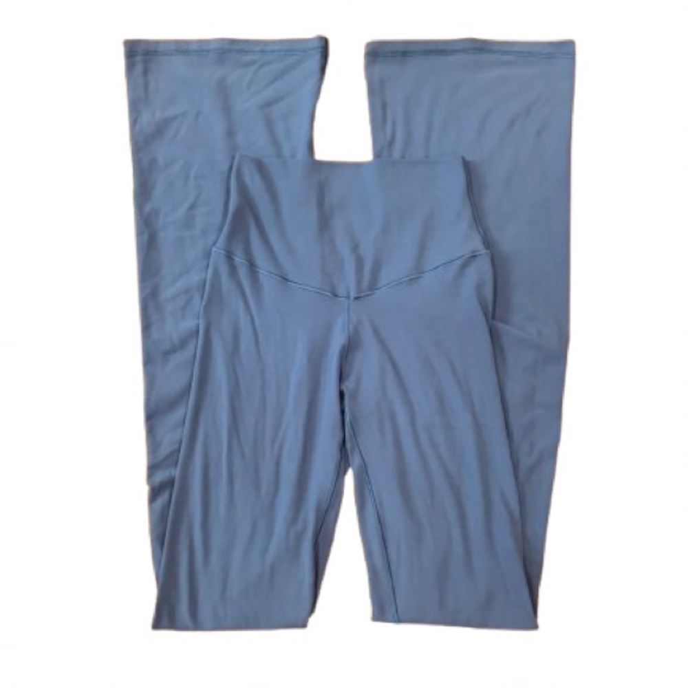 Aerie high-waisted blue flare leggings